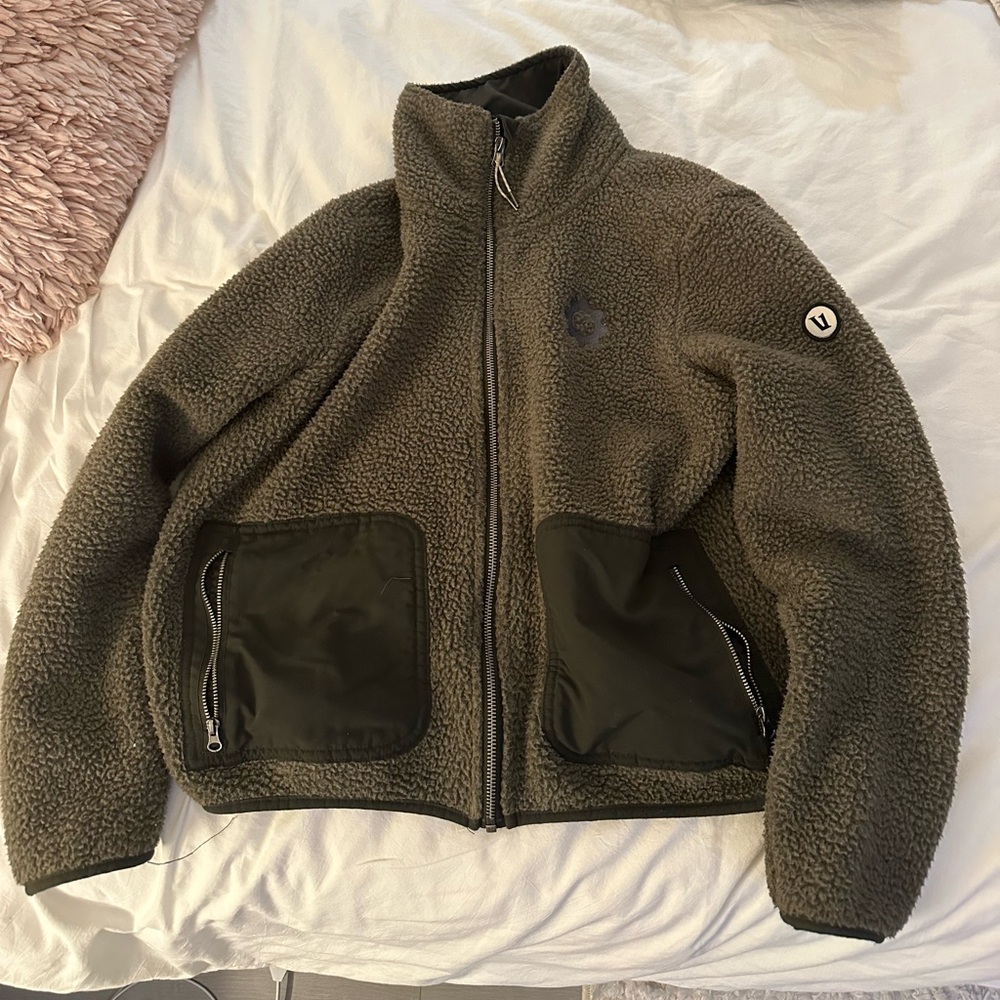 Vuori Fuzzy Green Jacket
